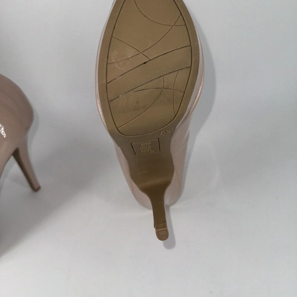 Stiletto Open Toe High Heel Pumps Shoes Brash Women's‎ Pink Size 8.5 Slip-On